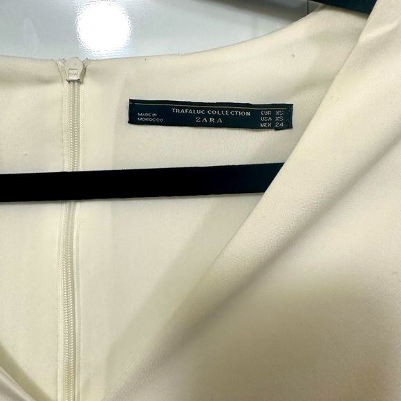ZARA TRF White Mini Dress - Picture 3 of 4